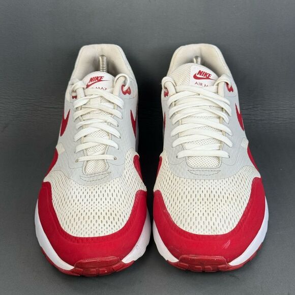 Nike Air Max 1 Ultra Essential Varsity Red athletic sneaker shoes men’s  11.5 - Picture 4 of 8